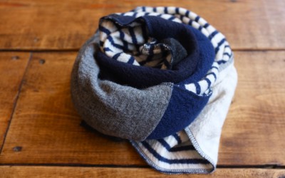 NATIC　　　圧縮Wool Border Scarf