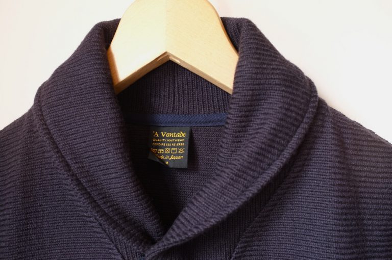 A VONTADE　　　Russell Shawl Collar Cardigan