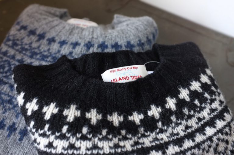 ISLAND TIDES　　　Nordic sweater