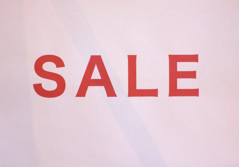 THE SALE！
