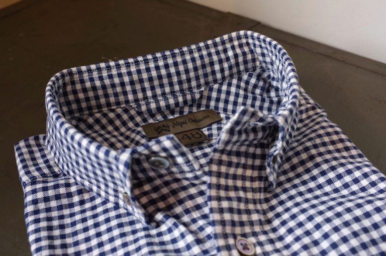 Nigel Cabourn　　　BRITISH OFFICER’S SHIRT (GINGHAM+PINPOINT OXFORD)
