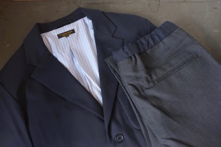 A VONTADE　　　Slim Easy Slacks & Lounge Jacket