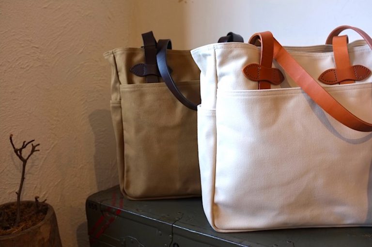 FILSON　　　TOTE BAG without ZIPPER & TOTE BAG WITH ZIPPER