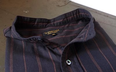 A VONTADE 　　　Banded Collar Shirts