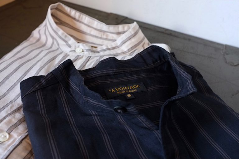 A VONTADE　　　Banded Collar Shirts