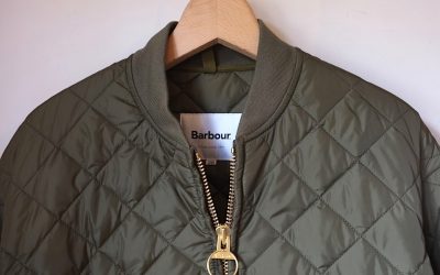 Barbour　　　QUILTED BOMBER JACKET OS NYLON