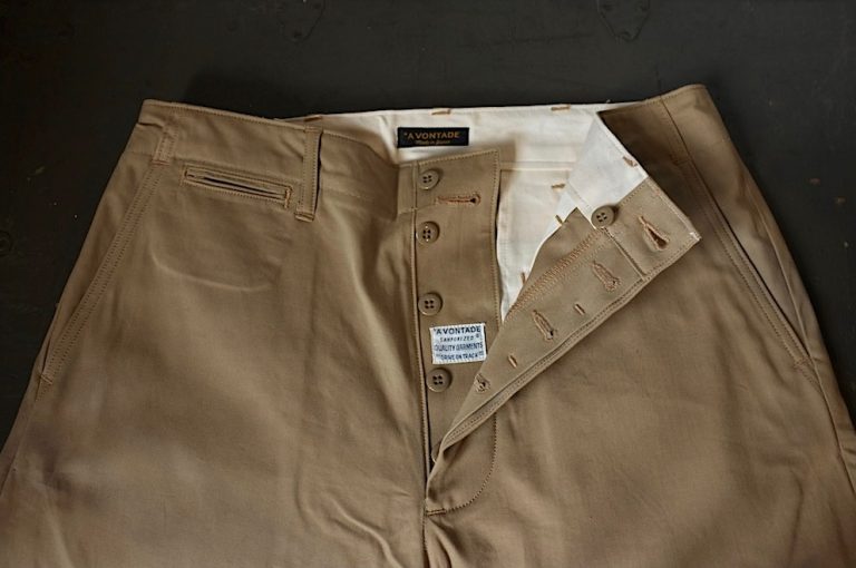 A VONTADE　　　Type 45 Chino Trousers – Wide Fit –