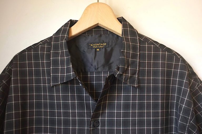 A VONTADE　　　Tropical Wool Check Shirts S/S
