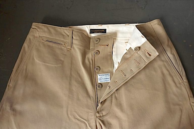 A VONTADE　　　Type 45 Chino Trousers -Wide Fit –