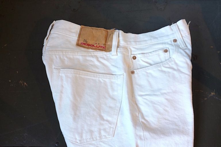 RESOLUTE　　　AA710 / White Denim