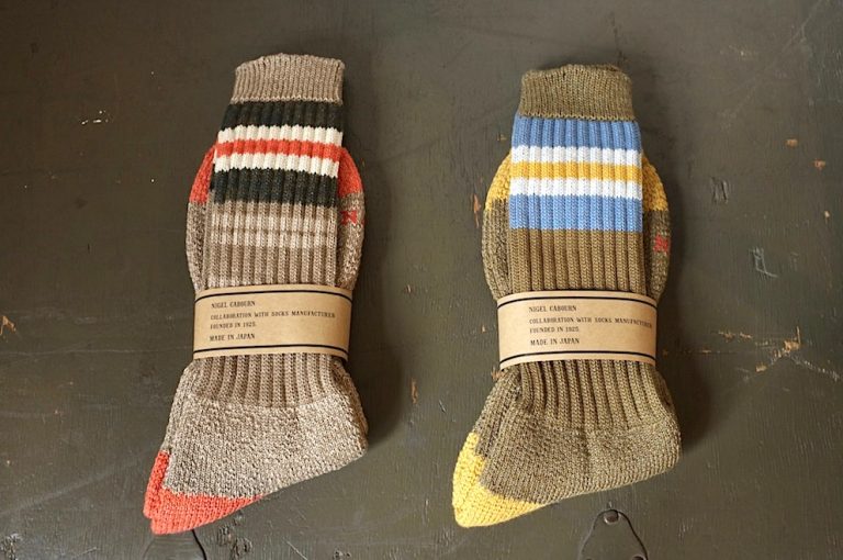 Nigel Cabourn　　　PILE BORDER SOCKS