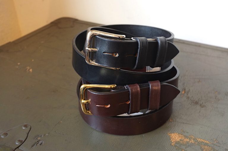 M.F.SADDLERY　　　1.25inch WEST END BUCKLE SADDLE LEATHER BELT