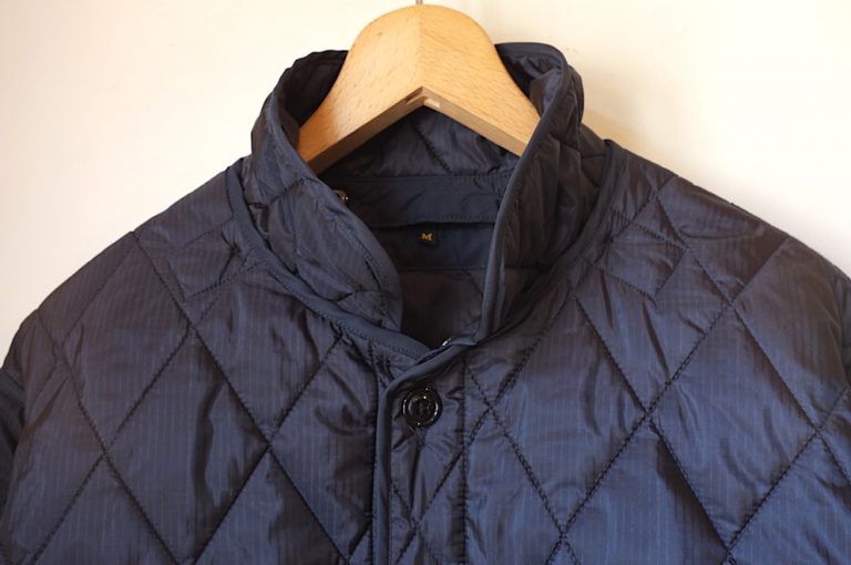 A VONTADE　　　Quilted Liner Jacket -Detachable Collar-